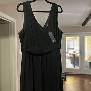 Nordstrom Dresses Lulus Nwt Thoughts Of Hue Black Surplice